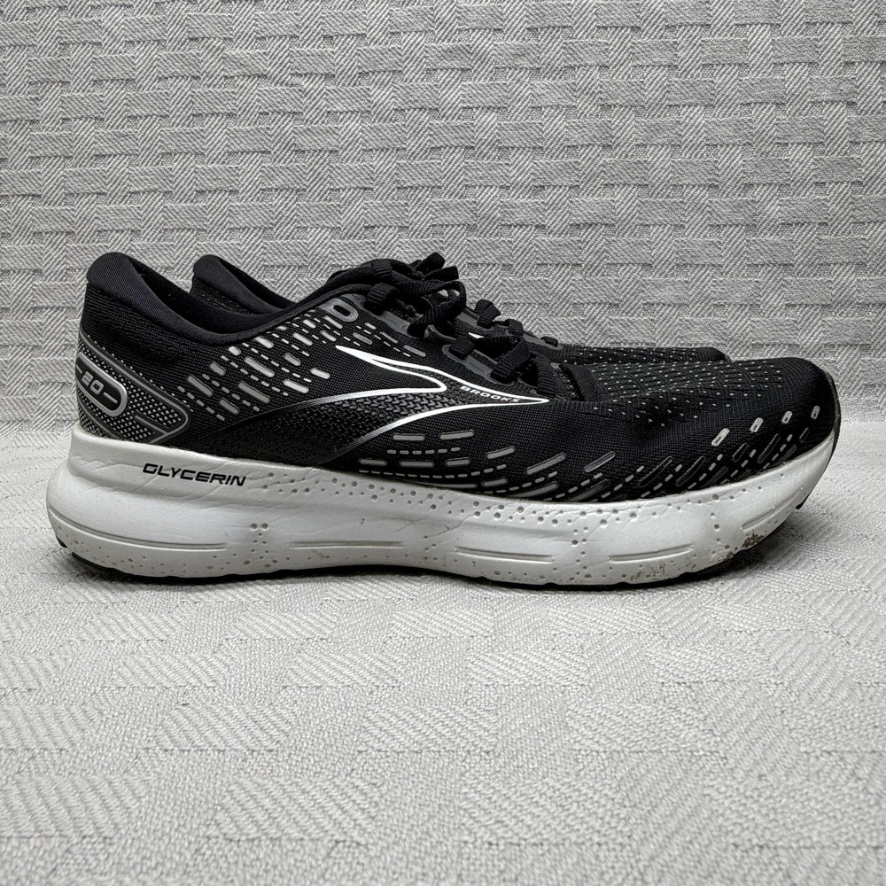 Brooks‎ Glycerin 20 Shoes Womens Size 10 B Black Running Sneakers 1203691B059